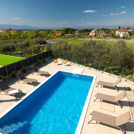 Olive Ocean With Pool And Seaview Sveti Anton (Krk)
