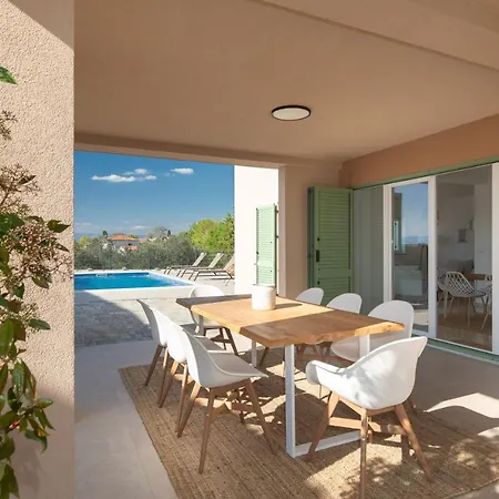 Olive Ocean With Pool And Seaview Feriehus Sveti Anton (Krk)