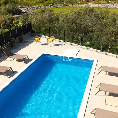 Olive Ocean With Pool And Seaview Feriehus Sveti Anton (Krk)